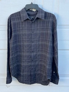 Men's Rag and Bone Shirt Striped Oxford Button Down grey S/P NWOT - Picture 1 of 7