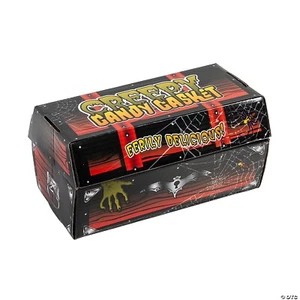 Gruseliger Sarg Halloween Schatztruhe Lehrer Belohnungsbox Süßigkeitensarg 12 Zoll NEU - Bild 1 von 2