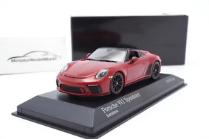 Porsche 911 (991) Speedster - Rosso Carminio - 2019 - 1:43 - Minichamps (410061131) - Foto 1 di 3