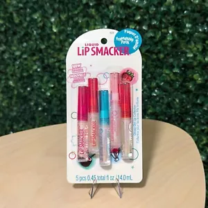 NUEVO Lip Smacker Liquid 5PK Paquete de Amistad, Sabores Surtidos, Nuevo en Paquete Bonne Bell - Imagen 1 de 3