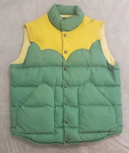 RRL Leather Split Yoke Vest - Picture 1 of 12