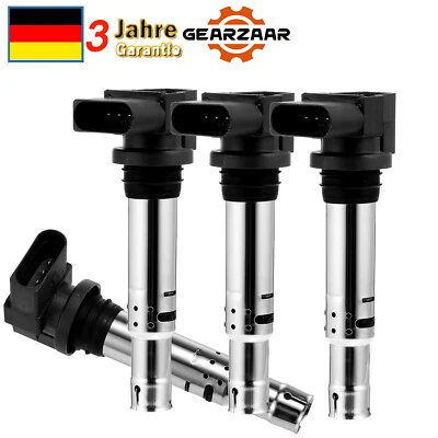 4x Zündspule für Skoda Audi A1 A2 A3 VW Polo 9N Touran Golf 5 6 1,4 1,6 TSI TFSI - Bild 1 von 4