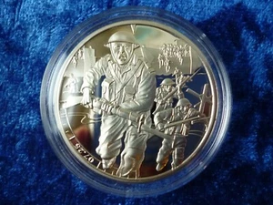 2019 Guernsey Proof £5 coin D Day Landings in capsule CuNi - Picture 1 of 2