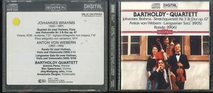 J. BRAHMS STRING QUARTET NO. 3 B HARD OP. 67 A.V. WEBERN RONDO SLOW REPLACEMENT BAR - Picture 1 of 1