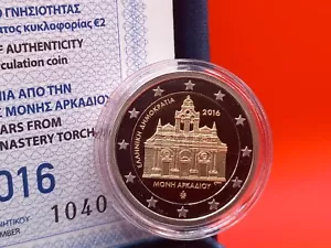 Greece, 2016, ARCADI, 2 euro coin, Proof Coin, Rarest Greek 2 Euro! - Picture 1 of 6