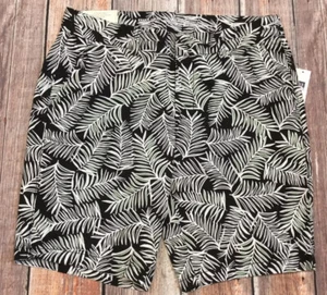 Caquis blancos y negros Gap para mujer talla 8 de Gap. Bermudas cortas The City de 9 pulgadas. Nuevo con etiquetas - Imagen 1 de 5