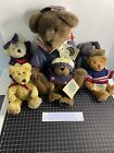 Boyds Bears (Lot of 6): All Vintage, Jointed and Have Tags Plush Bears - Nice!