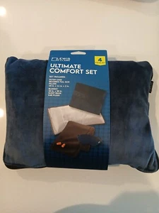 Ultimate Comfort Set + Portable Travel Kit for Airplane, 4 Piece set - Picture 1 of 3