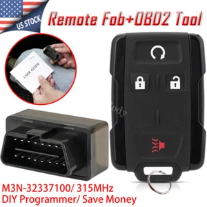 4B Keyless Remote Key Fob for Chevrolet Silverado GMC Sierra 1500 2500 2014-2019 - Foto 1 di 11