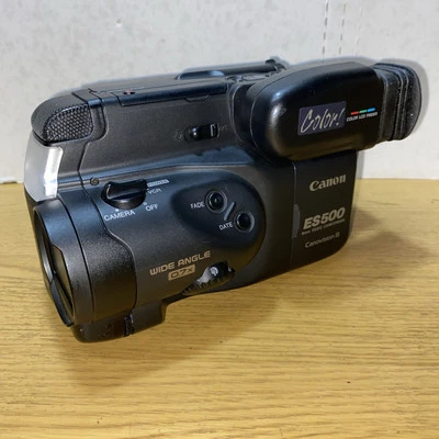 Canon Camcorder ES500A 8mm Video8 VCR Player Camera Vintage Untested - Image 1 of 4