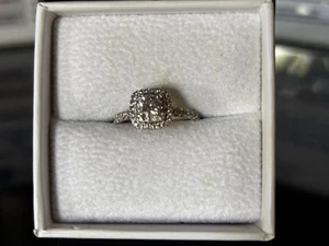 Double Halo Diamond Ring - Picture 1 of 7