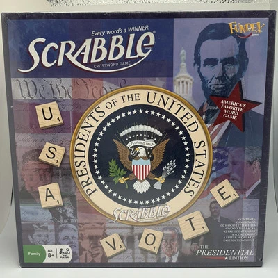 Scrabble Crossword Game-Presidential Edition, NEW/SEALED - Image 1 of 3