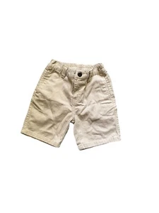 Nautica Toddler Boys Khaki Cotton Shorts Side Pockets Size 18 Month - Picture 1 of 4