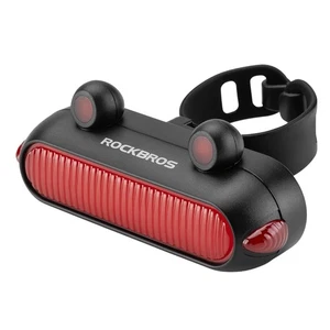 Rear Light Brake Sense IPX6 Type-C Charging Bike Tail Light Bike2021 - Foto 1 di 7