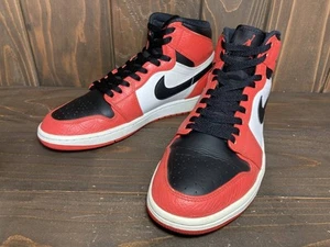 NIKE Men 8.5US Air Jordan 1 White Black Orange 2016 Used Terminator Dunk Vntg - Picture 1 of 9