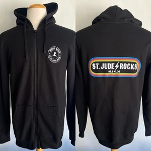 KLOS 95.5 FM (2021) Sudadera con Capucha Oficial St. Jude Rocks Los Angeles Radio Talla Grande - Imagen 1 de 6