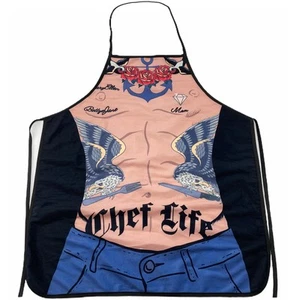 Calzoncillo de cocina Chef Life divertido tatuaje corporal gráfico novedad - Imagen 1 de 9