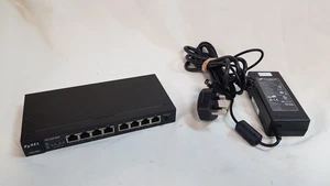 Zyxel GS1100-8HP 8 Port Gigabit Ethernet Switch with 4 Ports POE & PSU - Picture 1 of 17