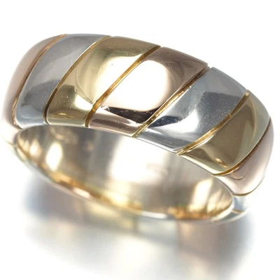 Rare Auth Van Cleef & Arpels Ring 3color US4.5 18K YG/RG/Silver 925  - Image 1 of 4