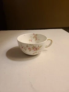 Theodore Haviland Limoges France Antique Pink Wild Rose Teacup 4 Inch - Picture 1 of 5
