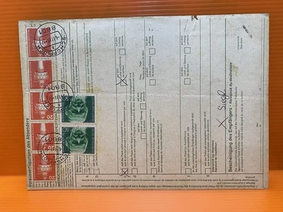 Germany Schopfloch 8801 Bulletin D’Expedition Parcel Stamp 1981 Free Shipping !! - Image 1 of 4