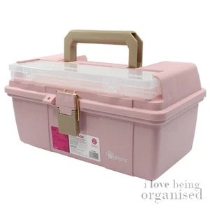 Pink Art And Craft Supply Storage Tool Box - Picture 1 of 5