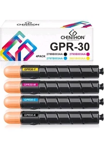 GPR-30 Schwarz/Cyan/Magenta/Gelb Tonerkartuschen für C5045 C5051 C5250, 4er-Pack - Bild 1 von 8