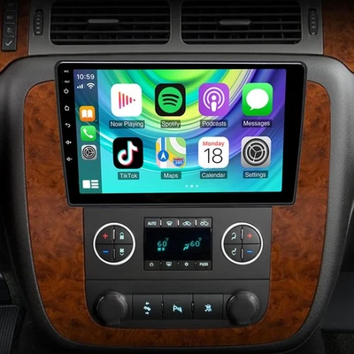 10‘’ 4+64G For 2007-2013 Chevy Silverado 1500 2500HD 3500HD Car Stereo Radio GPS - Image 1 of 4