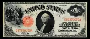 1917 Large Size $1 United States Red Seal - Picture 1 of 2