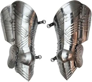Medieval LARP Armor GOTHIC LEG Guard - Picture 1 of 11