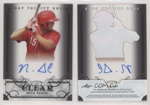 2016 Leaf Trinity Clear Auto Nick Senzel #CA-NS1 Auto