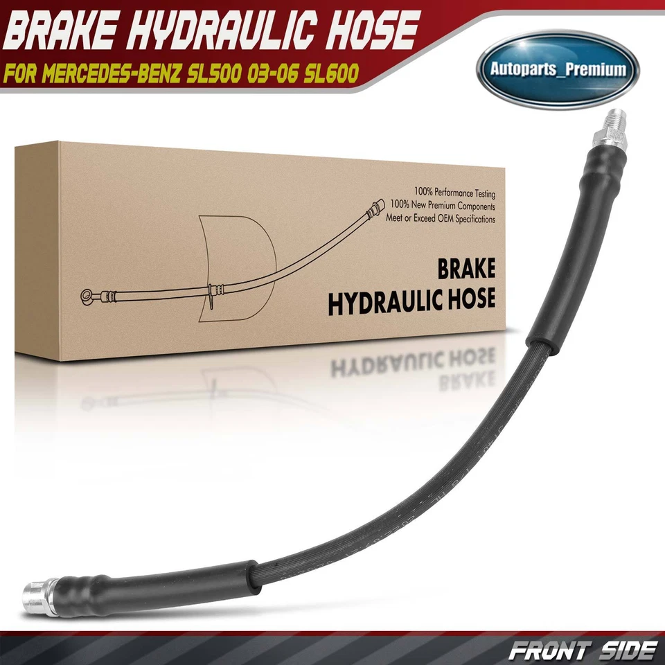 Manguera hidráulica de freno delantero izquierdo o derecho para Mercedes-Benz SL500 2003-2006 SL600 Foto 1 de 4