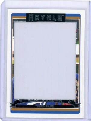 2006 Topps Rookie Cutout Error #297 Alex Gordon - Image 1 of 2