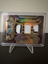 2023 Panini Gold Standard Football RPA Luke Schoonmaker 04/24 Dallas Cowboys SSP
