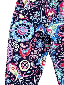 LEGGINGS PAISLEY HALO HAVEN LOTUS Colorido Brillante MandalaSM MD LG XL 2XL 3XL 4XL - Imagen 1 de 7