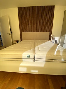 schönes weißes Nolte Doppelbett (2x90x200 Liegefläche) - Bild 1 von 9
