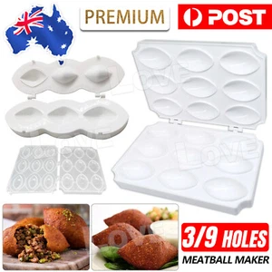Meatball Maker Manual Meatloaf Mold Kibbeh Maker Press Minced Processor Tool - Picture 1 of 12