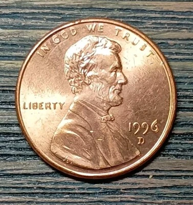 1996-D  Lincoln Cent Close AM DDO - Image 1 of 4