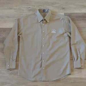 Ashworth Presidio Golf Course Long Sleeve Button Down Shirt Size M - Picture 1 of 7