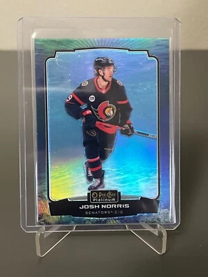2022-23 Upper Deck OPC Platinum Josh Norris Aquamarine #148 /149 Ottawa Senators - Image 1 of 2