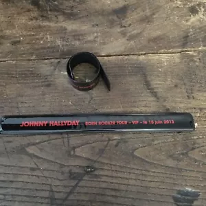 JOHNNY HALLYDAY - BERACELET VIP BORN ROCKER TOUR - RARE !!!!!!!!!!!!!!!!!!!!!! - Imagen 1 de 2