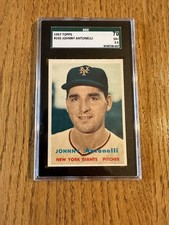 1957 Topps #105 Johnny Antonelli - New York Giants  EX+  SGC 5.5