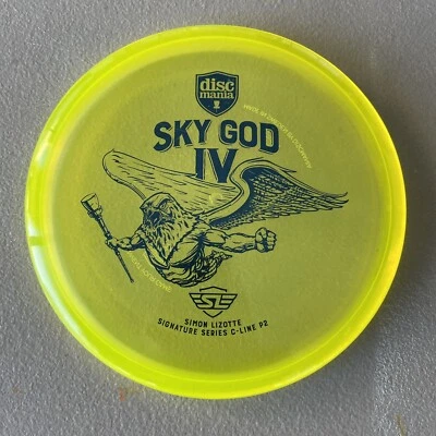 Discmania Sky God IV C-Line P2 Simon Lizotte Signature Series - Image 1 of 3