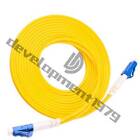 PVC 3.0mm Faseroptik Patch Kabel LC UPC Zu Duplex Einzel Modus 90m