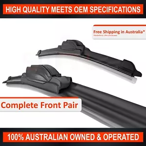Wiper Blades for Honda CR-V RE 2006-2012 26" + 17" FRONT PAIR + J-HOOK U-HOOK - Picture 1 of 2