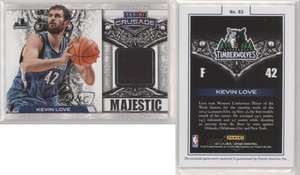 2013-14 Panini Crusade Majestic Memorabilia /299 Kevin Love #83