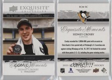 2021-22 Upper Deck Black Diamond Exquisite Collection Moments /399 Sidney Crosby