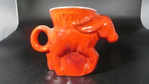 Vintage 1976 Frankoma Pottery Political Mug Democrat Donkey 4 in - Picture 1 of 7