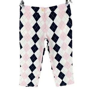 Pringle of Scotland Argyle White Bermuda Shorts Size EU 38 UK 10 US 8 W31 - Picture 1 of 10