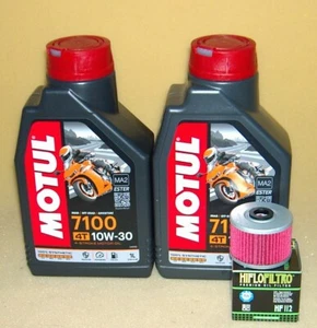 Motul 7100 10W30 Öl + Ölfilter HONDA CRF250 MD44 - CRF300 ND16 - CB300R NC55 - Bild 1 von 3